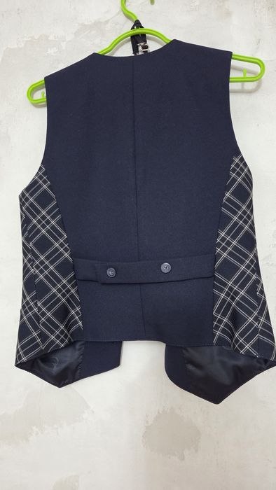 Жилет школьный клетка