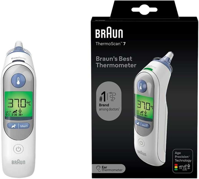 Termometru auricular Braun Thermoscan 7 Calitate Premium