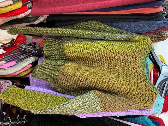 Pulover PRINTEMPS multicolor tricotat