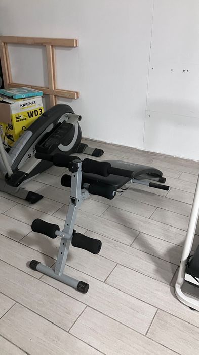 Aparate fitness – bandă alergat, bicicletă eliptică, bancă abdomene