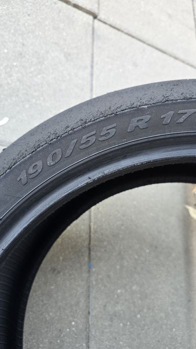 Metzeler TD slick 190 55r17 и 125 70 17