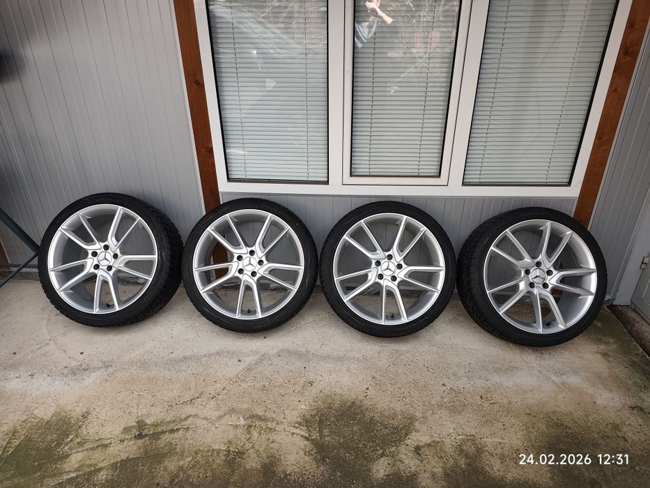 20/5/112-МЕРЦЕДЕС Ц и Е класа,с добри ЗИМНИ гуми -255/35/20-перфектни