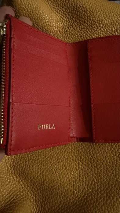 Furla портмоне от ест. кожа