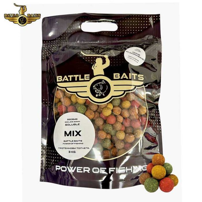 Протеинови топчета и готов микс Battle Baits 3кг.