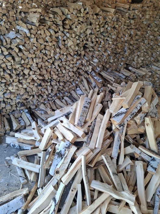 Дрова сухие береза. Кокшетау
