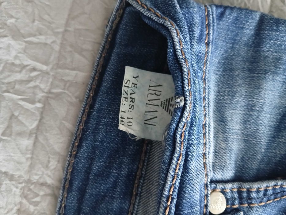 Детско яке Hugo Boss, Дънки Armani, Calvin Klein, Joma