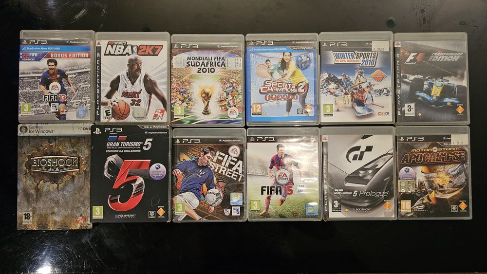 PlayStation 3 Slim – ПЪЛЕН КОМПЛЕКТ | 30+ игри | 5 джойстика | Move се