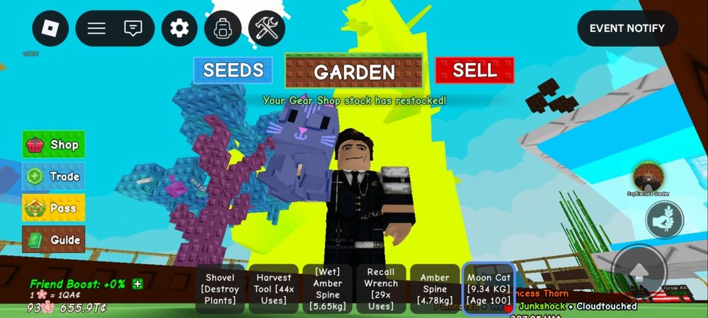 Moon cat grow a garden