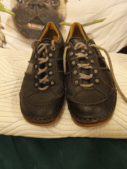 Pantofi ART piele naturala groși de iarna nr43