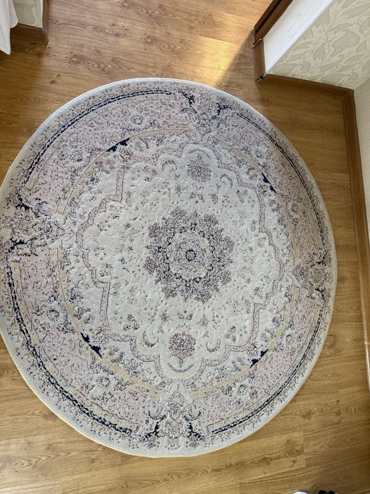 Ковры комплект круглый и прямоугольник