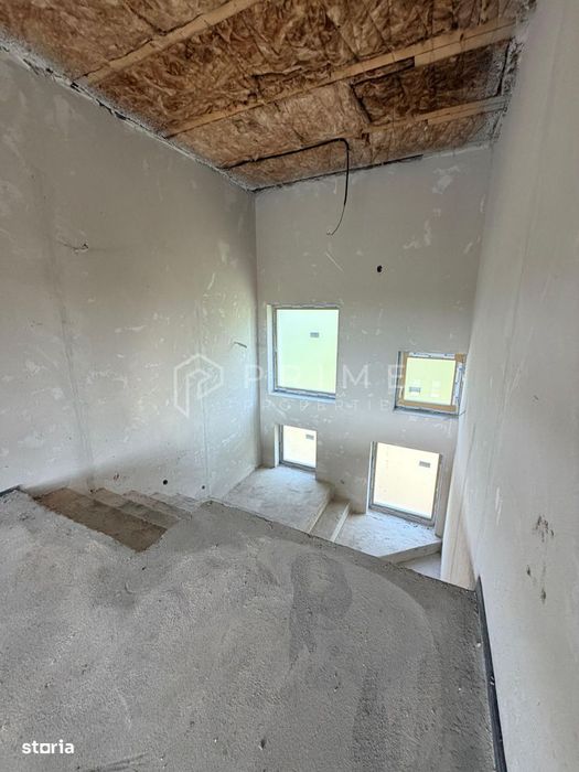 Casă nouă cu arhitectură mediteraneană | Semifinisată | 150 mp utili