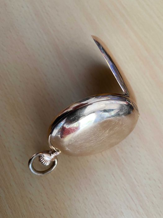 Ceas vechi de buzunar Omega carcasa Aur 14K Swiss