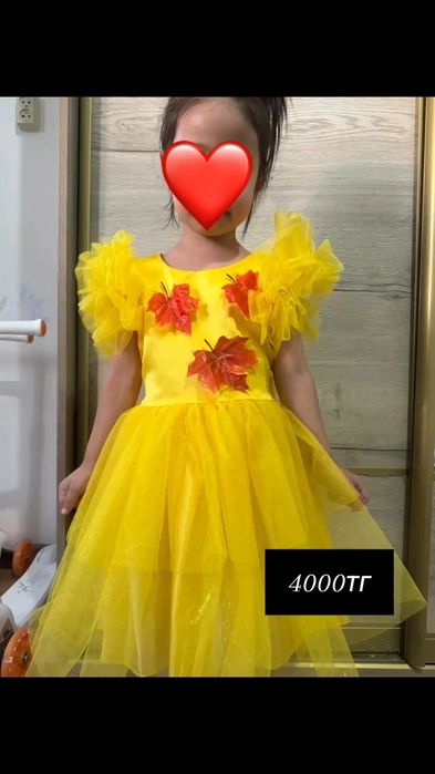 Продаю красивые детские платья в отличном состоянии для девочек 3,4лет