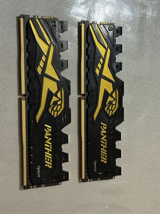 ОЗУ Apacer Panther Golden DDR4 16GB (2×8GB) 2666 MHz