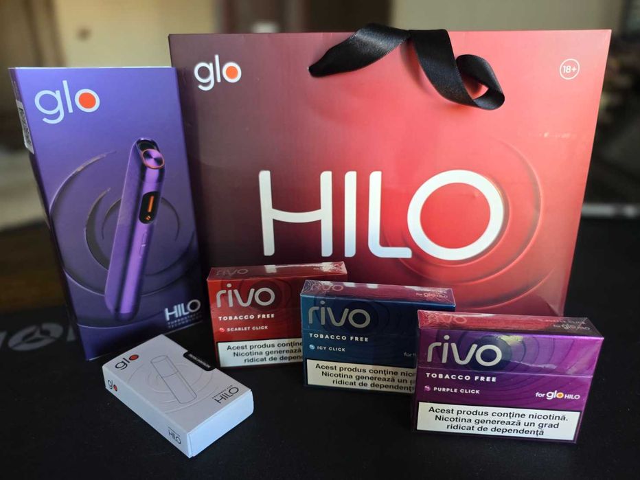 Glo Hilo Turbostart Nou Sigilat + 3 pachete de tigari sigilat