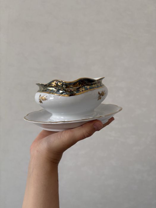 Чешская посуда блюдница и соусница