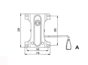 150x200 Люлеещ механизъм за офис стол