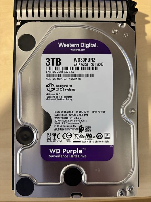 HDD Western Digital Purple 3TB