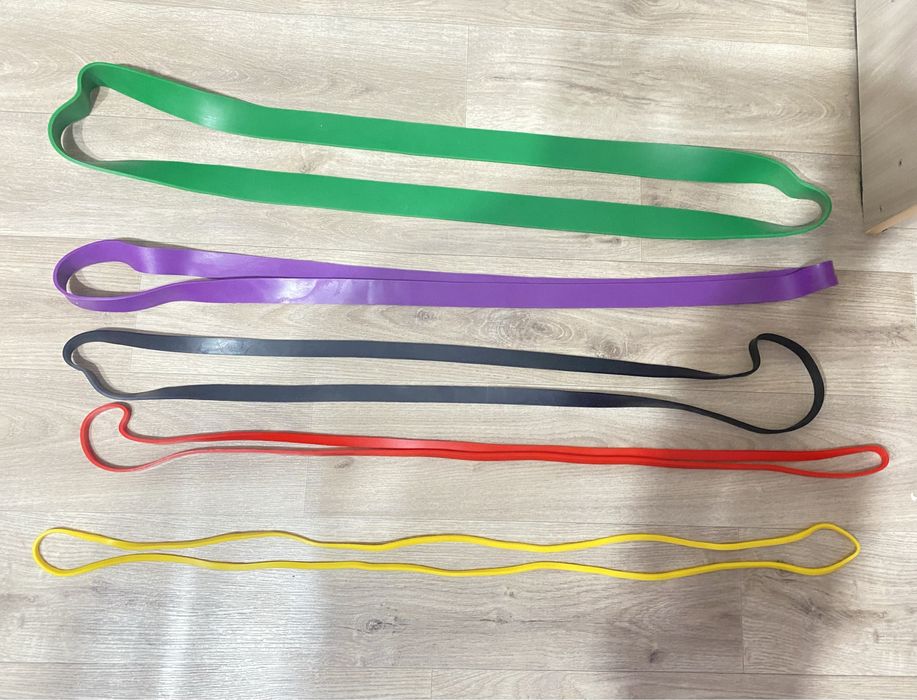 Резинки для фитнеса набор 5 шт (новые)
