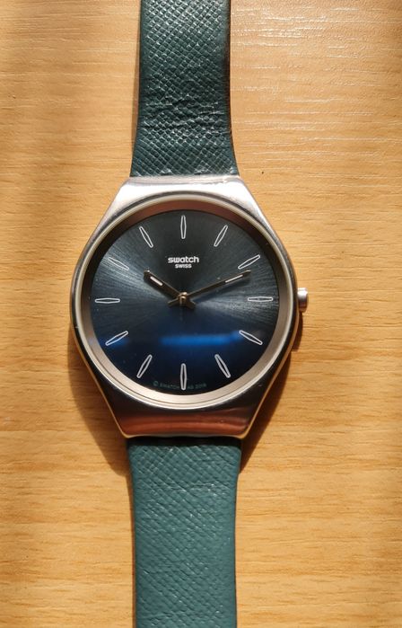 часовник Swatch Skin green petrol Irony Unisex