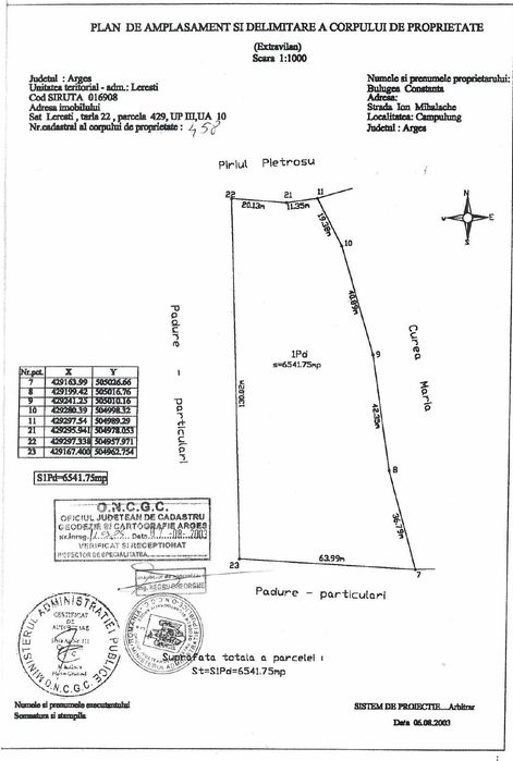Proprietar vand Teren intravilan, stradal, spre Voina
