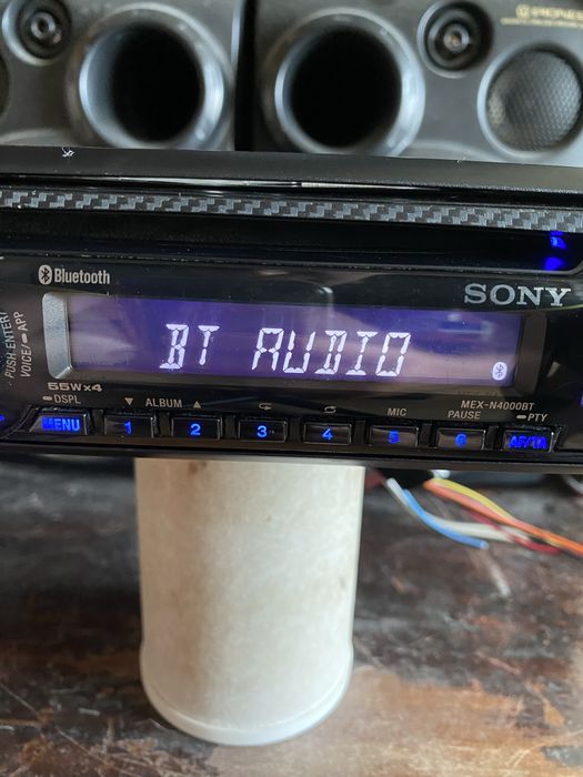 SONY MEX-N4000BT - МОЩЕН 4X55W - ДВА ЦВЯТА- Bluetooth, USB, CD  mp3 плеър за кола сд авто радио
