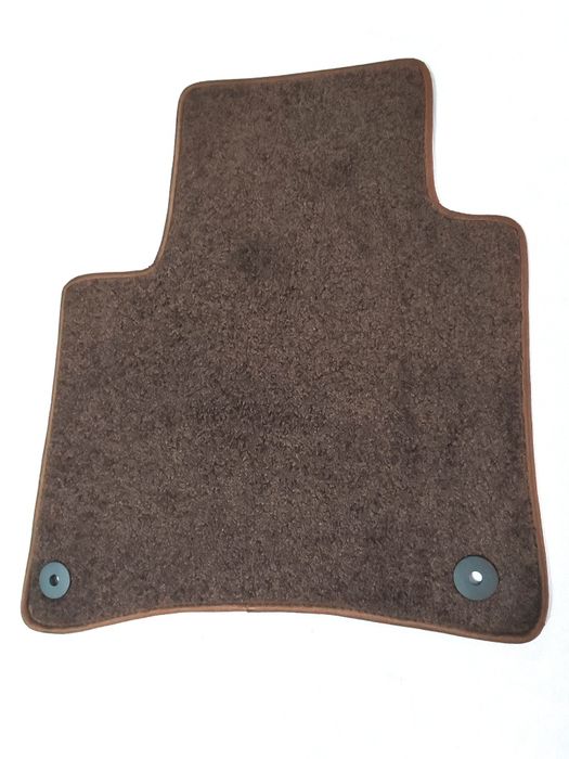 Covorașe mocheta Premium maro pentru Porsche Cayenne 2, VW  Touareg 2