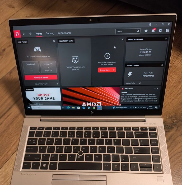 Laptop HP EliteBook 845 G7 Notebook PC  16g RAM ssd256