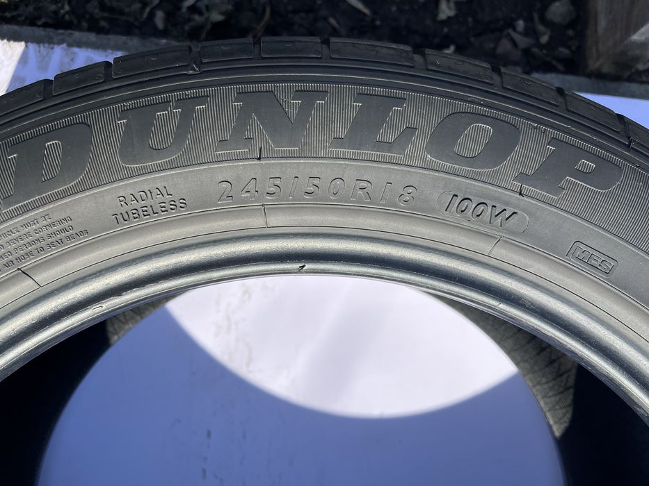 Летние шины Dunlop 245/50/18 run flat