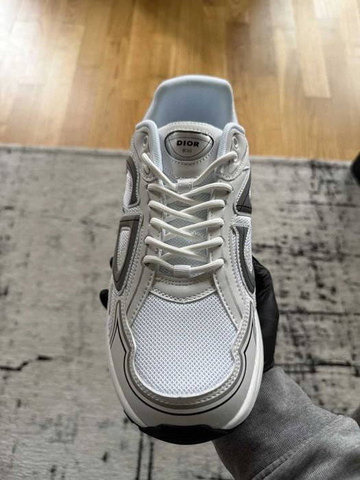 Adidasi Sneakers Dior B30 Unisex White Grey Low