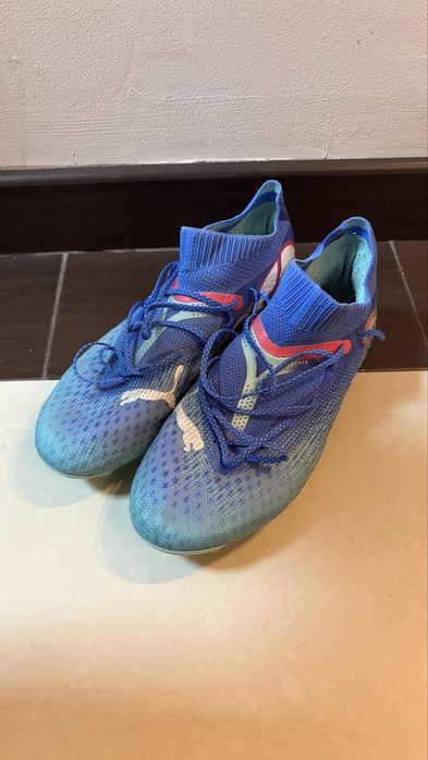 Ghete de fotbal Puma Future 7 Ultimate FG/AG - Albastru- ACC