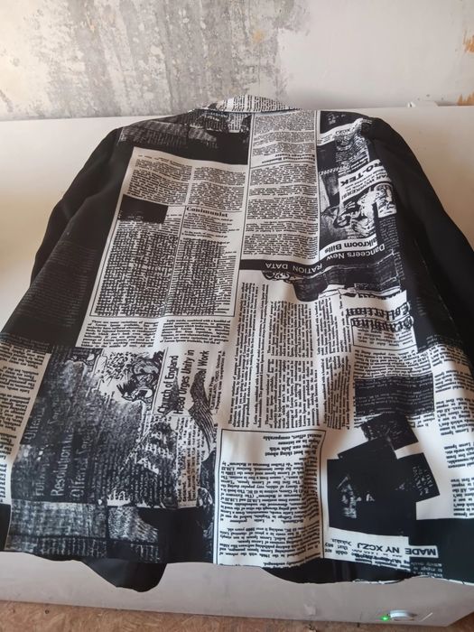 Сако черно-бяло на Робин и Сако с перли