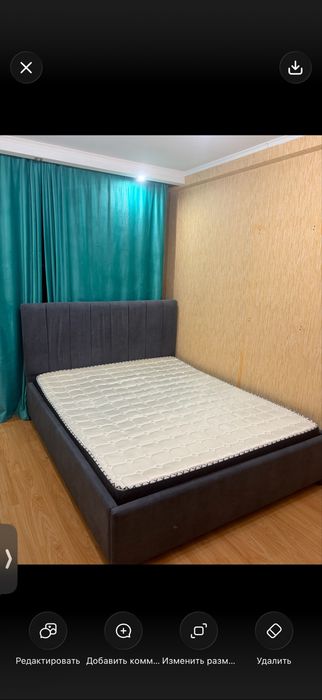 Продам кровать 210 на 170 с матрасом