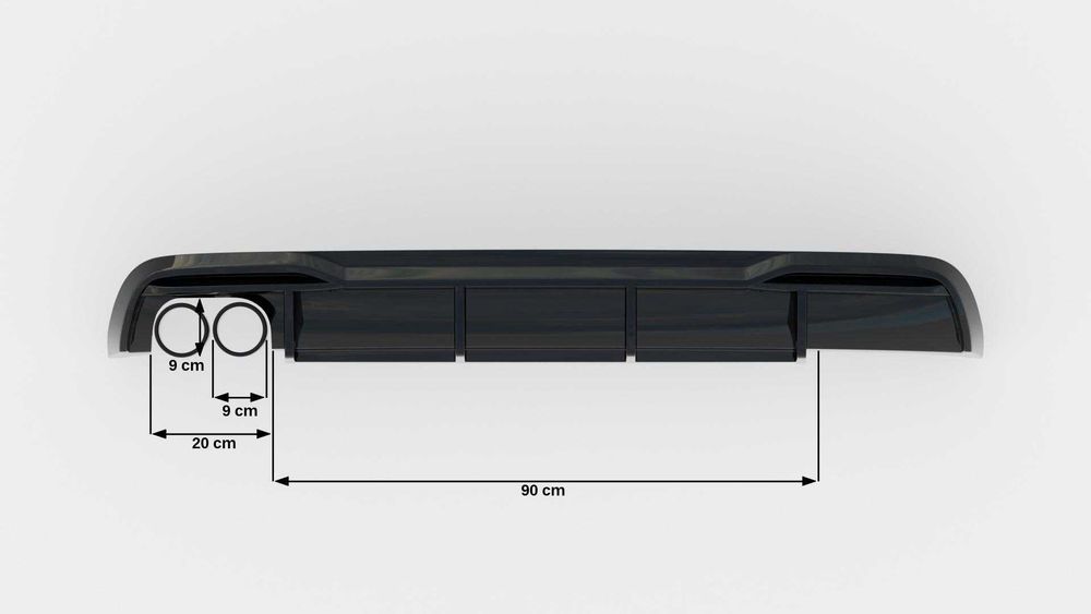 Difuzor bara spate Audi A5 Sportback 8T 2011-2016 v46 - Maxton Design