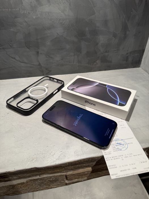 КАТО НОВ Iphone 16 Pro Max 256 GB + Гаранция