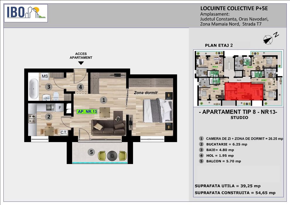 Apart Tip Studio - Mamaia Nord/ Sat - Rate  24 luni- Dezvoltator