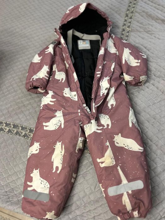 Зимний детский комбинзон