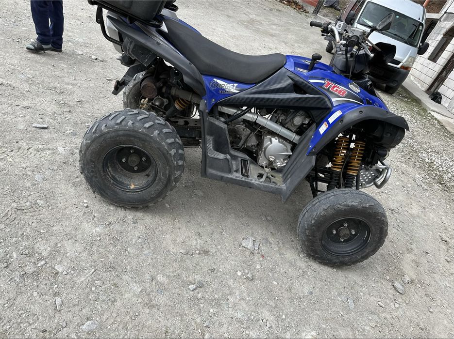 Vand atv TGB Target 325cc an 2010 automat motorul merge foarte bine si nu are nicio problema mai multe detalii privat sau nr telefon