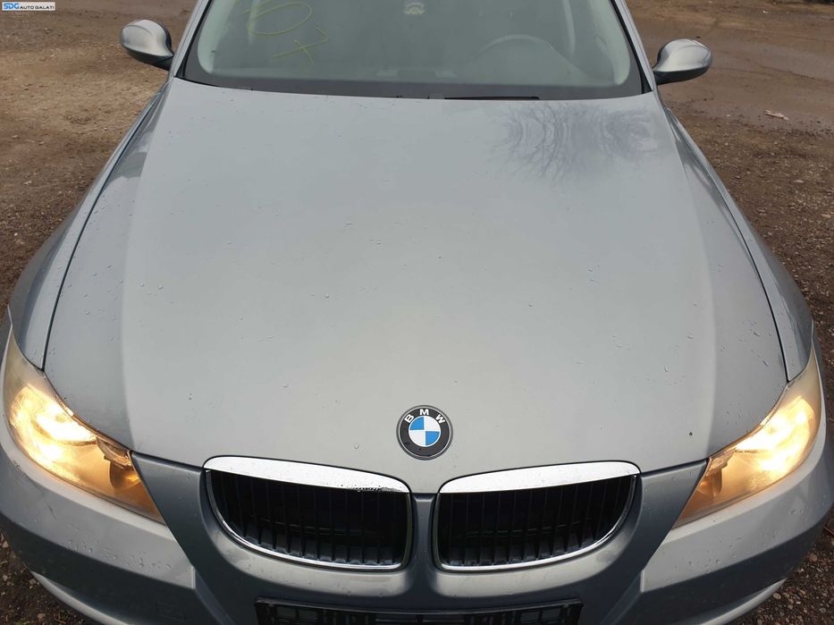 Capota Motor BMW Seria 3 E90 E91 NFL Non Facelift 2004 - 2007 Culoare A34 Arktis Metallic [K9273]