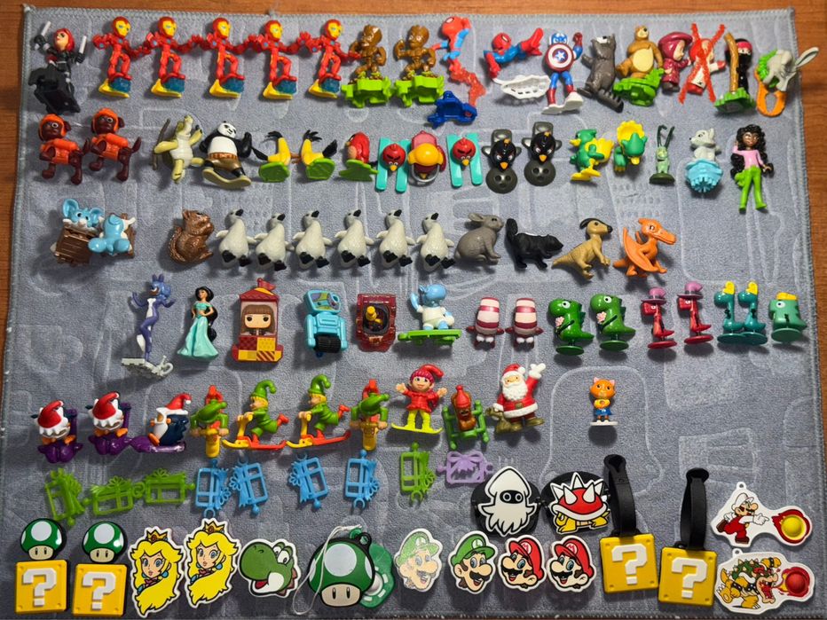 Киндеры разных серий