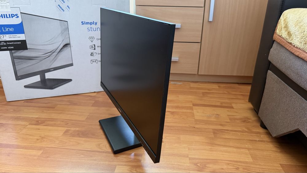 Monitor Philips 2K QHD LCD IPS 27” 275E1S AMD FreeSync 75Hz - Garantie