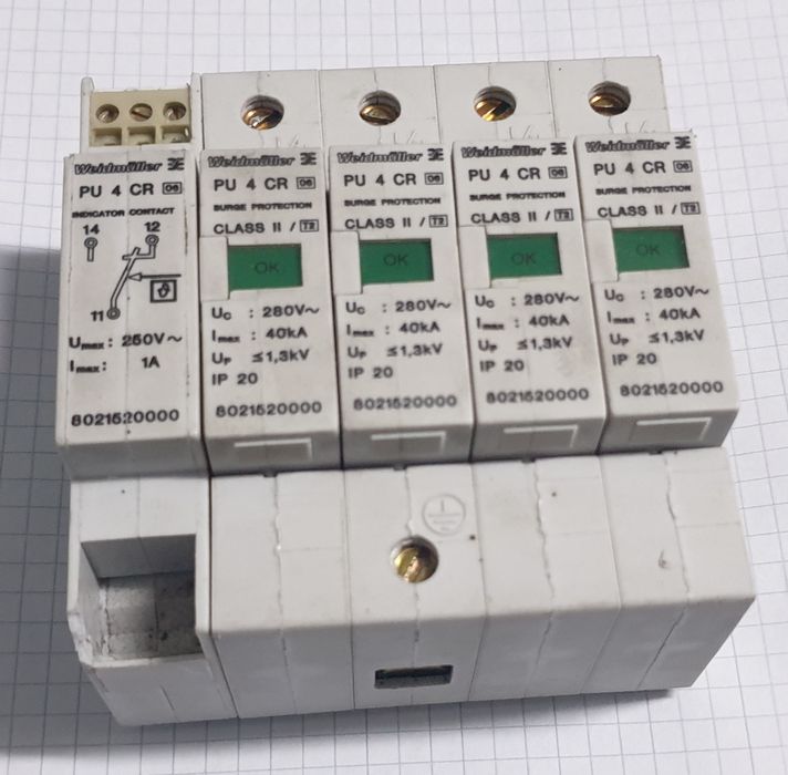 Protecție la supratensiune Weidmüller PU 4 CR