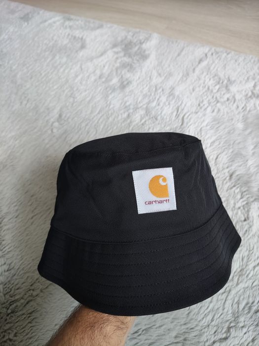Carhartt Leroy bucket hat unisex culoare negru mărimea S-M noua originala