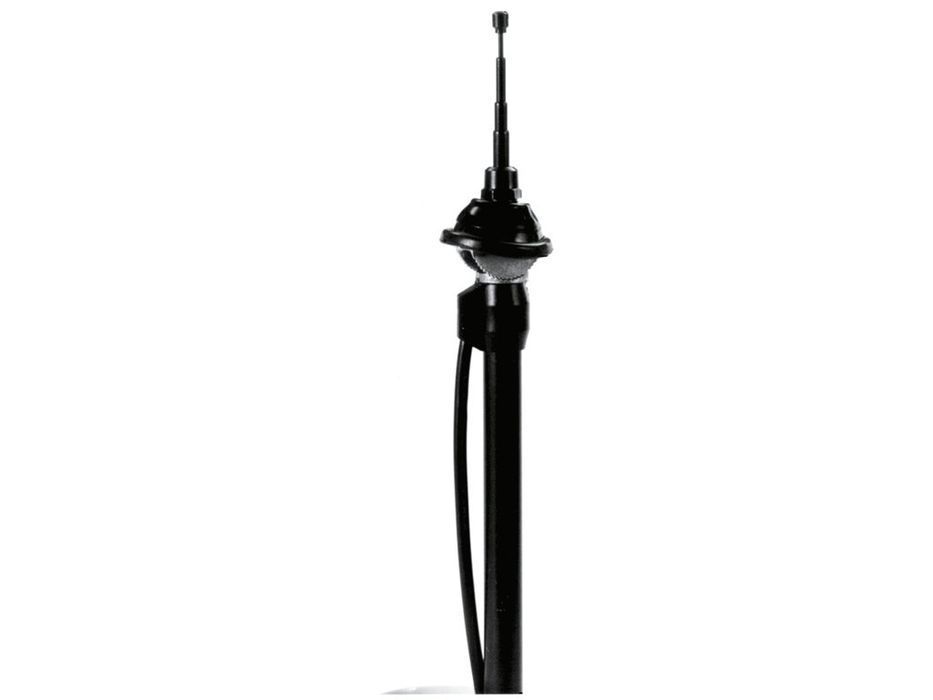 Antena auto aripa Carpoint, telescopica 100 cm, 4 segmente, baza neagra, cablu 1,20 m, unghi reglabil 0-30 grade