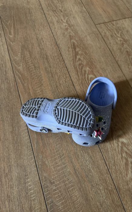 Crocs с глитером на девочку