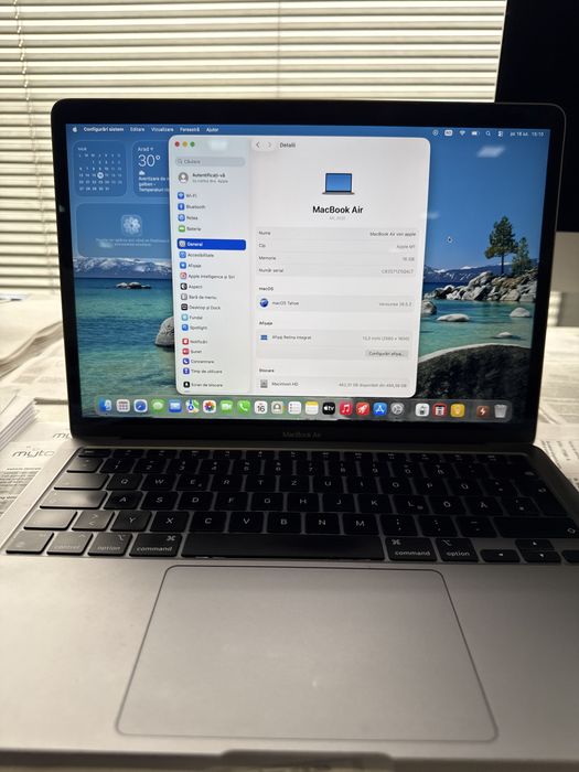 MacBook Air M1 2020 | 16GB RAM | 512GB SSD | A2337 | Stare buna