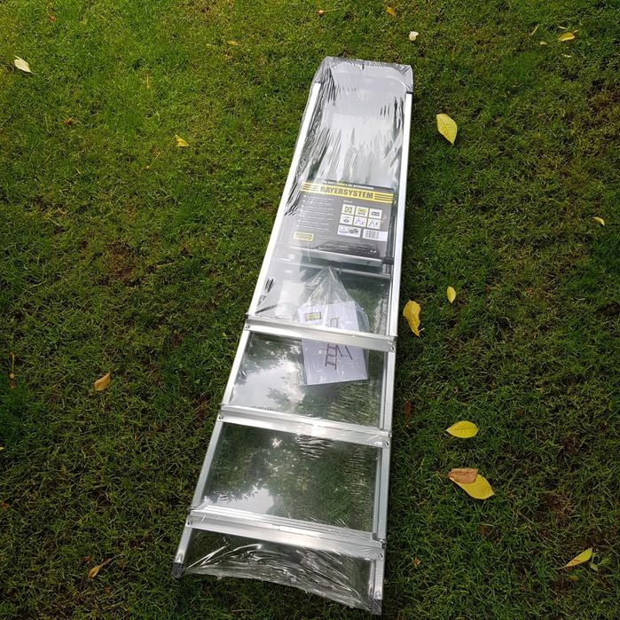 Vand scara aluminiu, profesională,  4 trepte,  150 kg