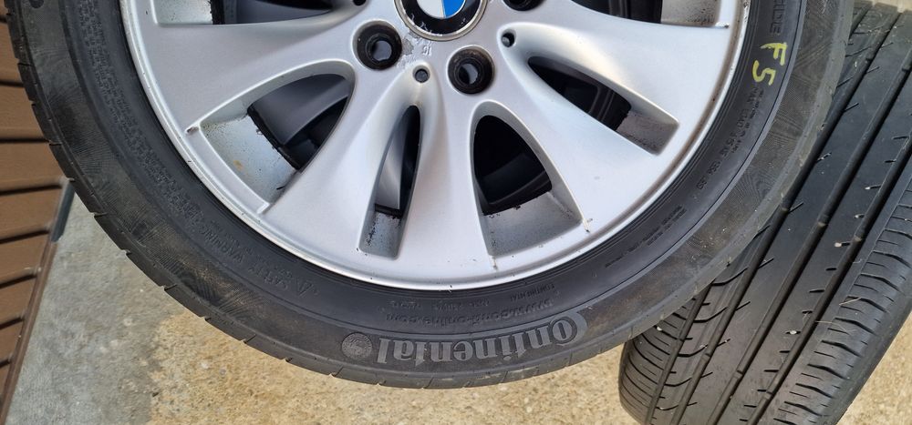 Jante  originale BMW+anvelope Continental 205/55/16 de vara