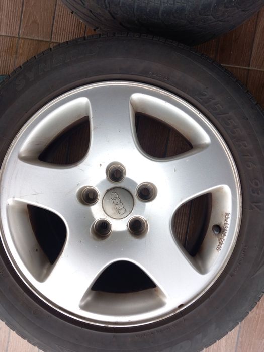 4buc x Jante aliaj 16" + cauciucuri vară 215/55 R16