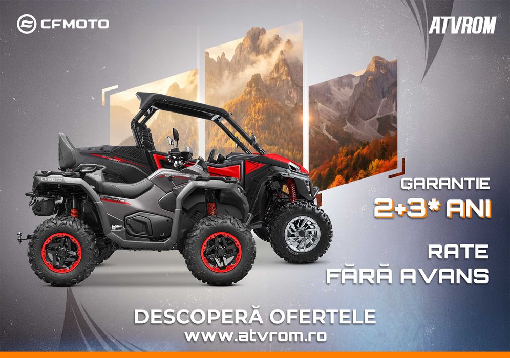 ATV/SXS CFMOTO (Descopera reducerile)